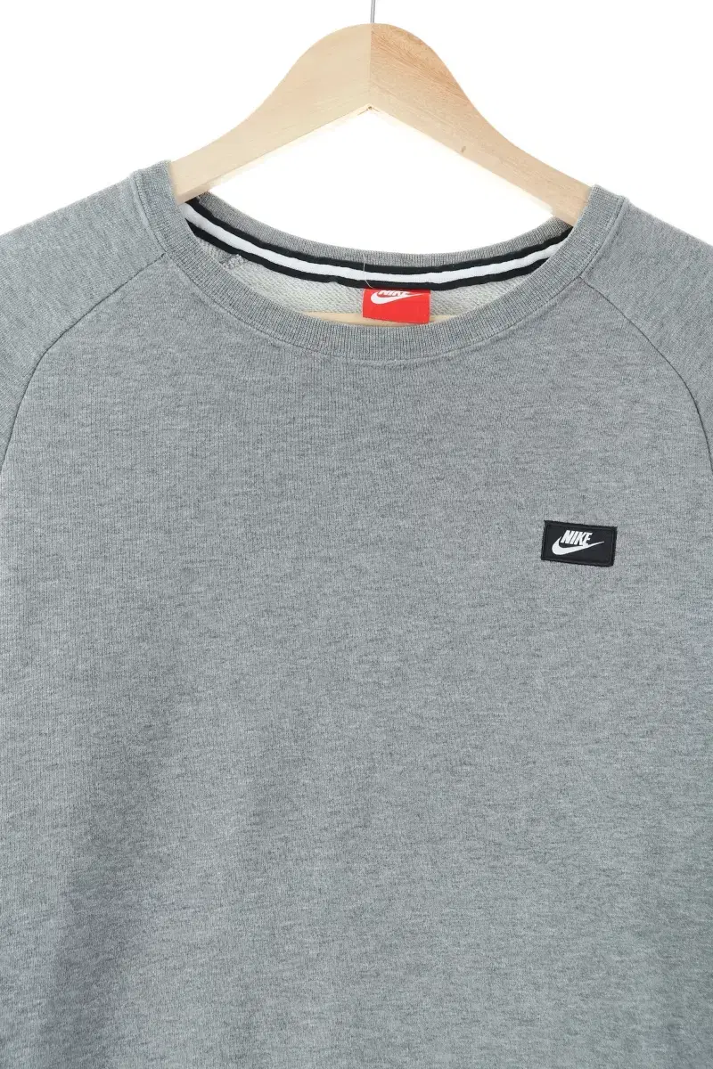 (M) Nike Man to Man T-Shirt Gray Techpack Cotton Old School - FE51