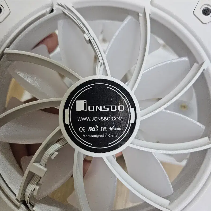 존스보 ZF-120W 120mm시스템팬 10개