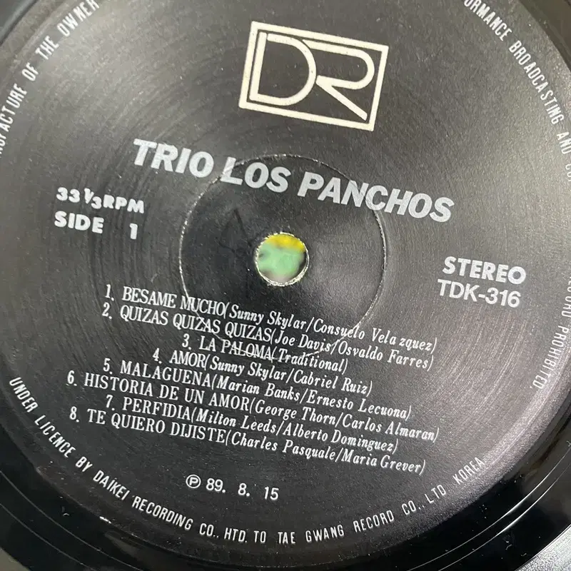 TRIO LOS PANCHOS  LP / AA4051