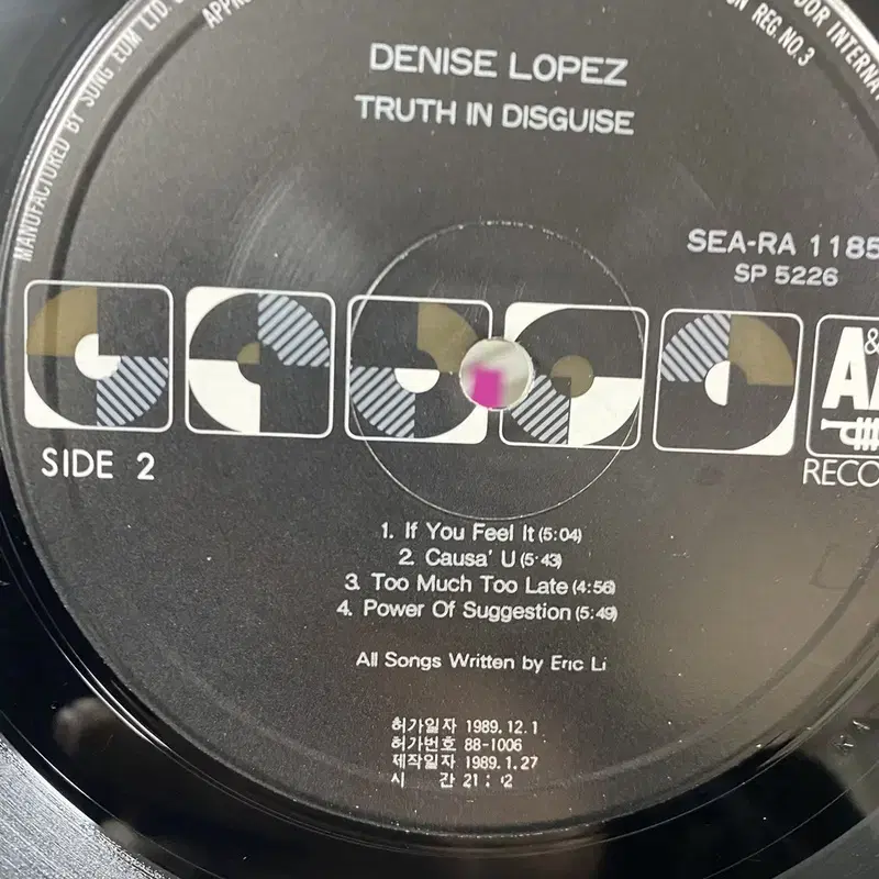 DENISE LOPEZ  LP / AA1449