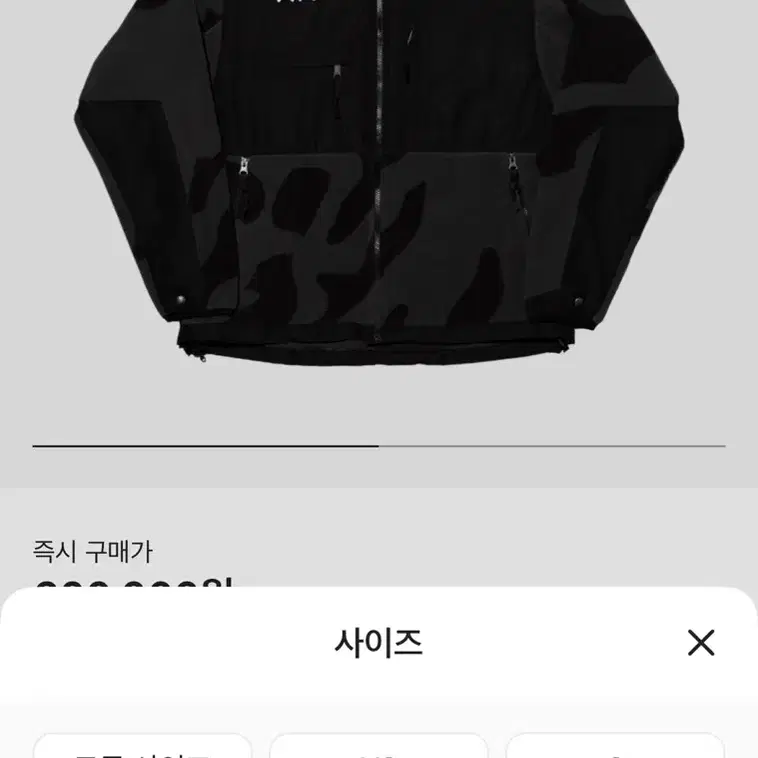 노스페이스 kaws 데날리자켓 xl