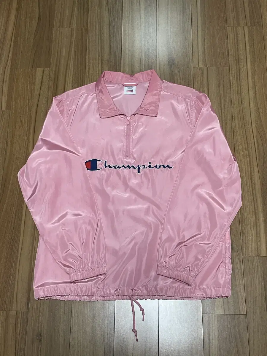 Supreme x champion  슈프림 x 챔피온 풀오버(핑크)