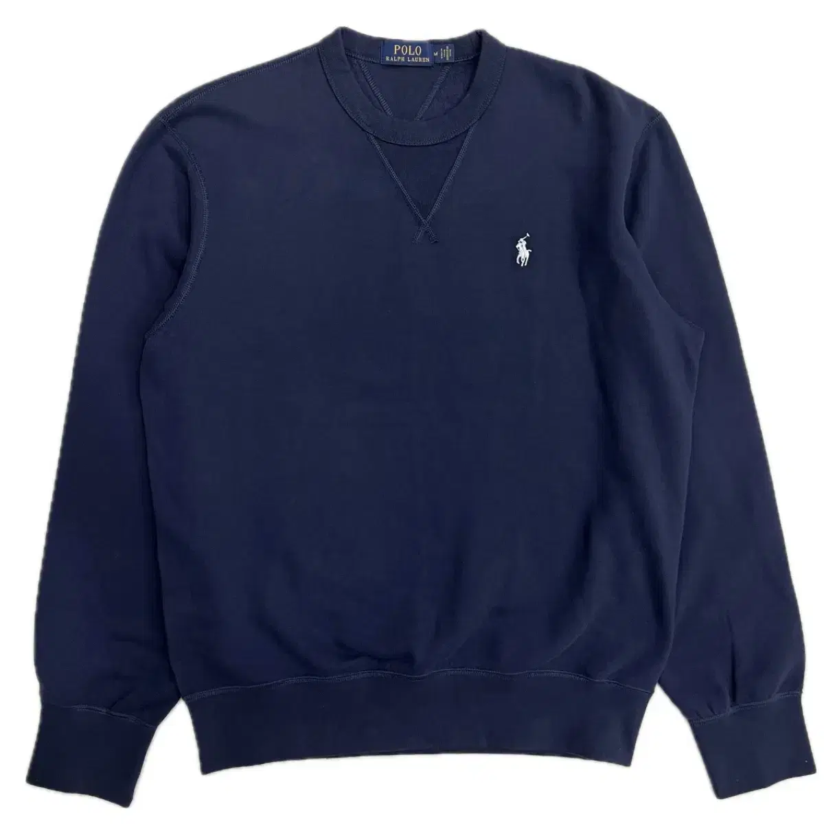 Polo Ralph Lauren Brushed Navy Man-to-Man M Size 100 true to size L Approx.