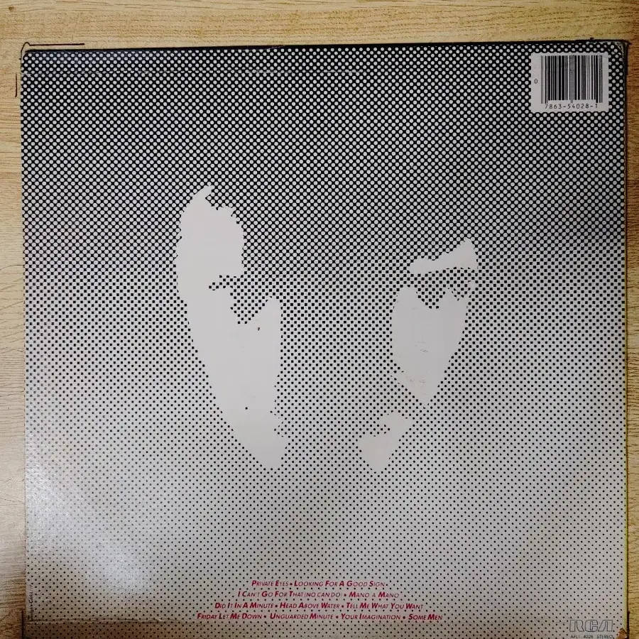 DARLY HALL JOHN OATES 음반 e (LP 턴테이블 오디오