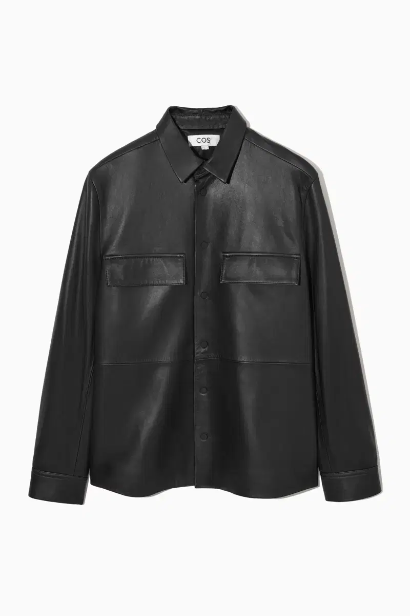 [M] COS Utility Leather Overshirt