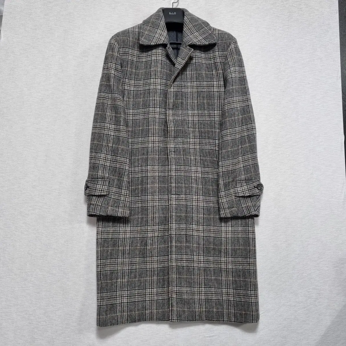 A Eight Seconds Wool Check Coat M95ㅡ1030