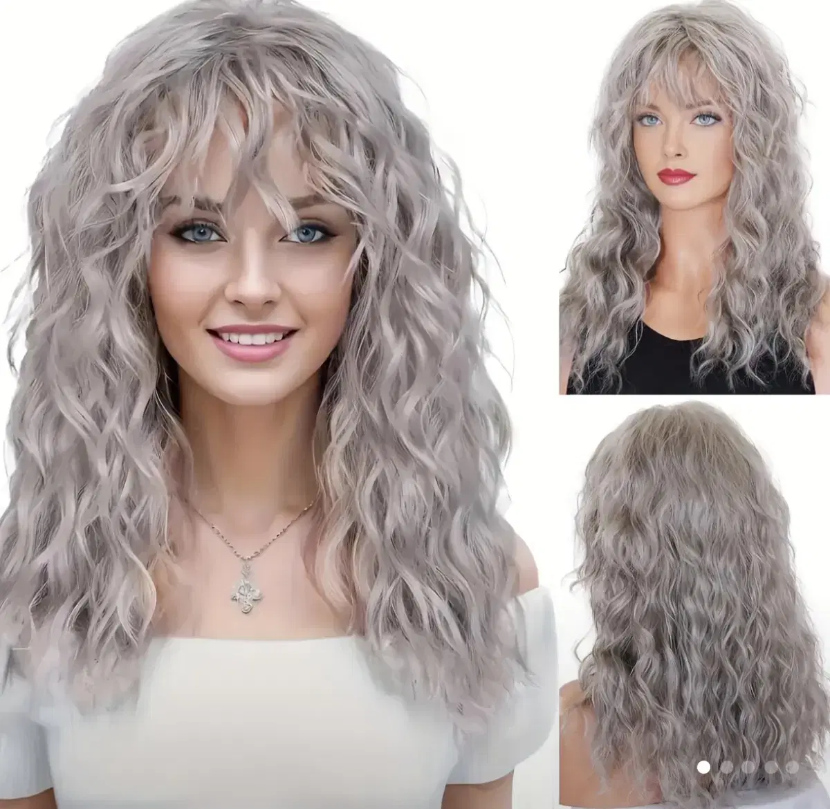 Gray Hair Wig Halloween Costume