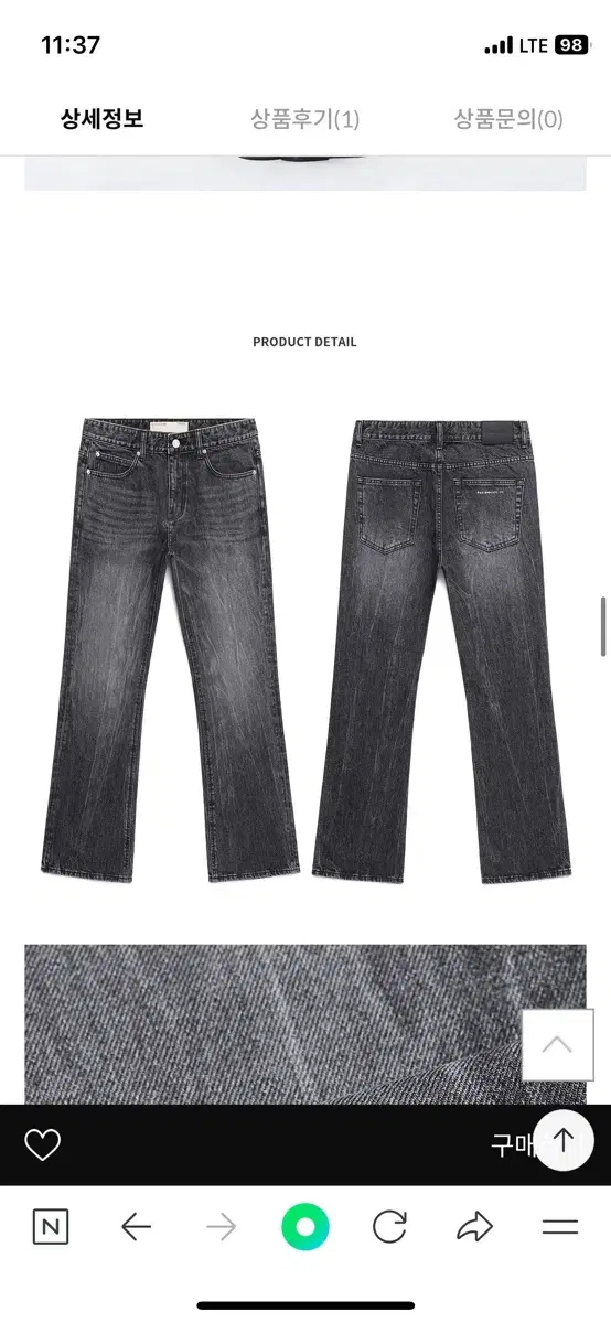 Fei Talismans New Arrivals Black Blue Denim Size 30-31