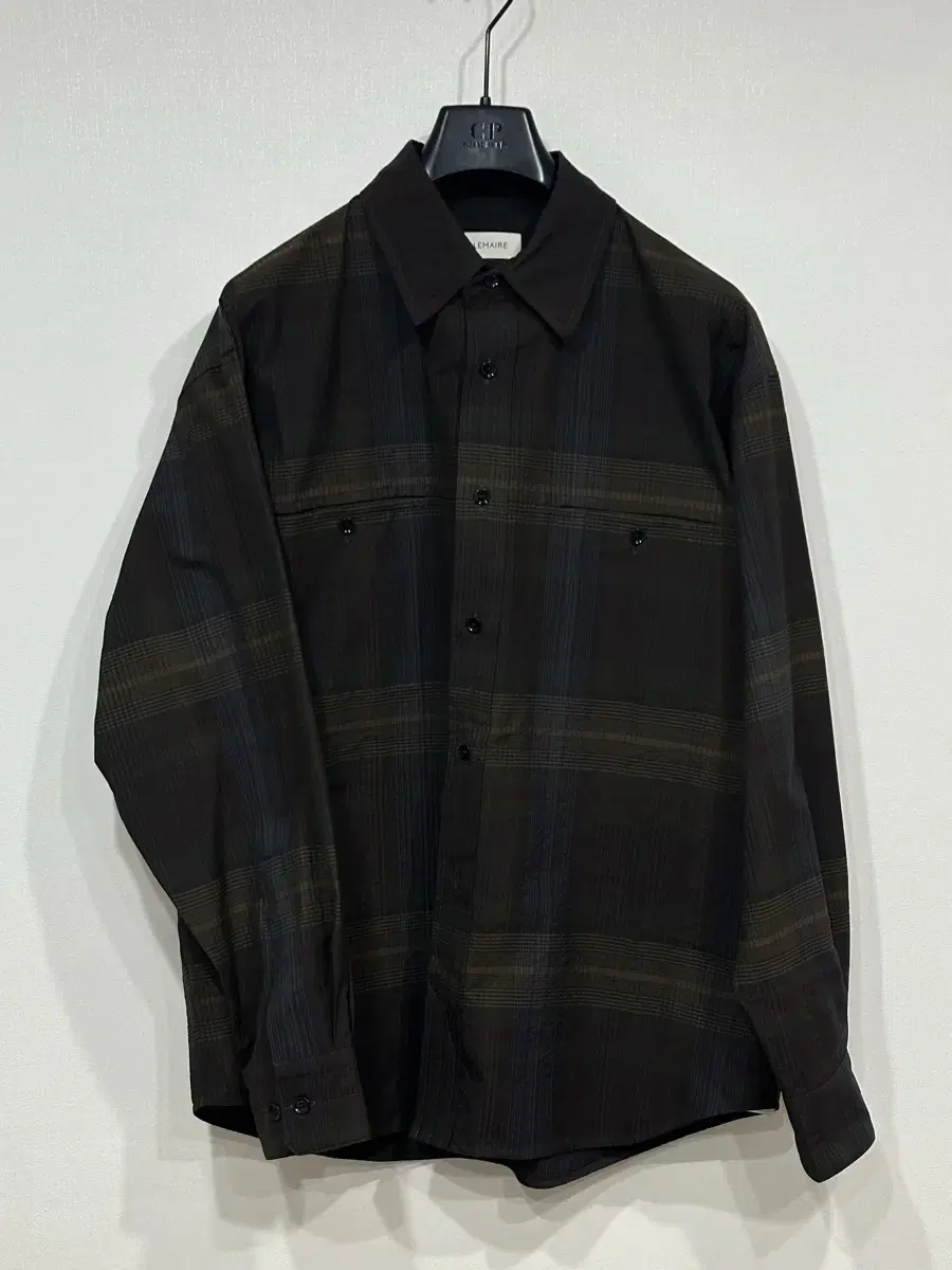 Lemaire 24ss Check Wool Shirt