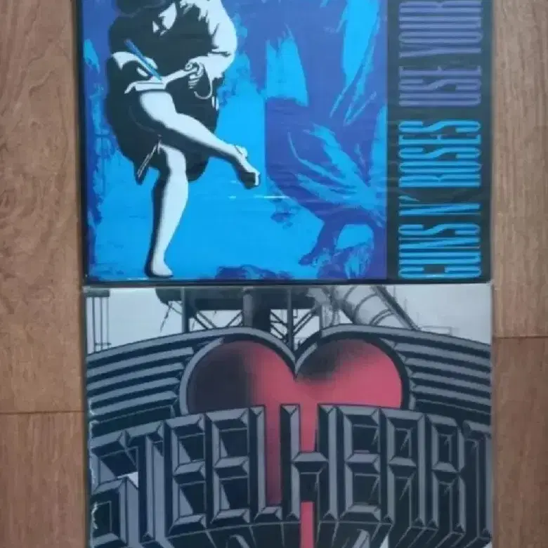 guns n roses steelheart lp 미개봉 준라이센스 엘피