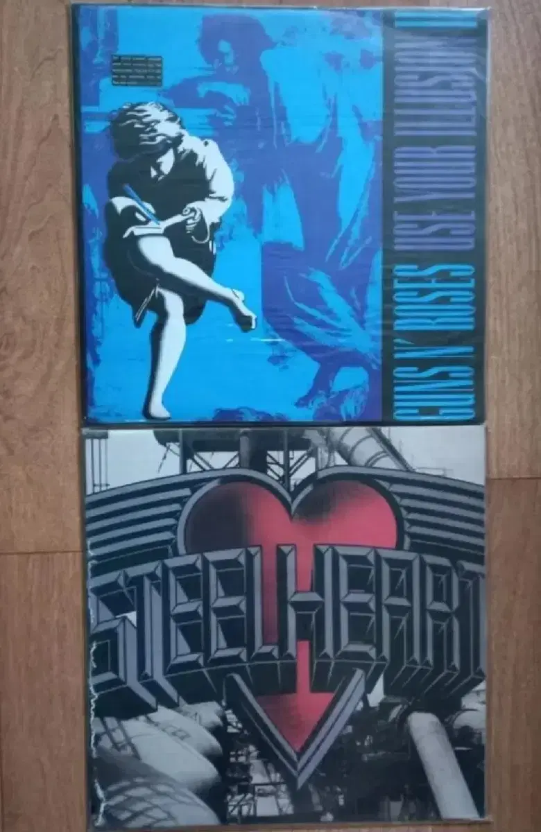 guns n roses steelheart lp 미개봉 준라이센스 엘피