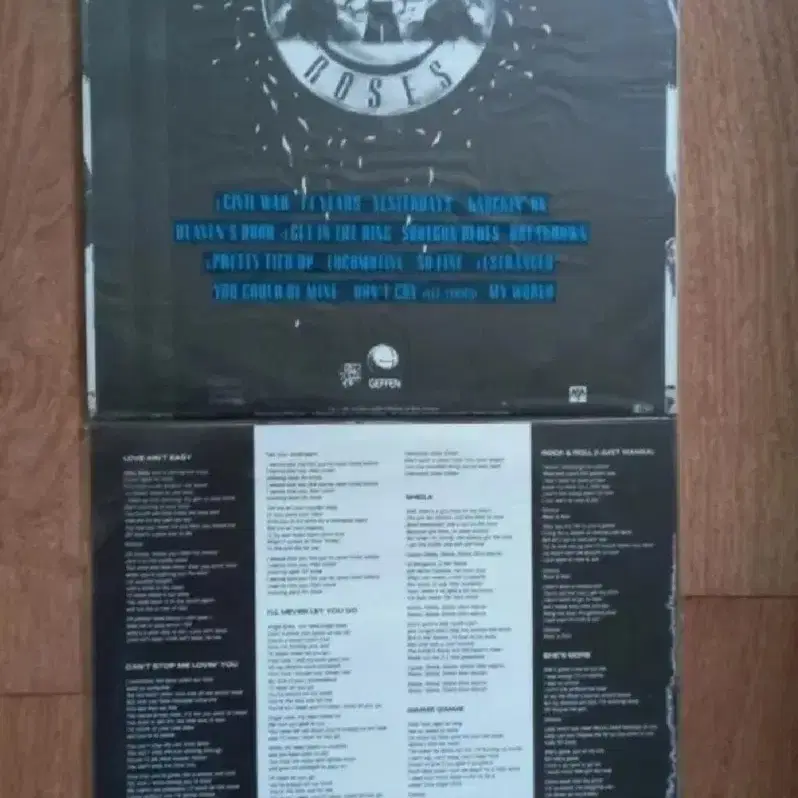 guns n roses steelheart lp 미개봉 준라이센스 엘피