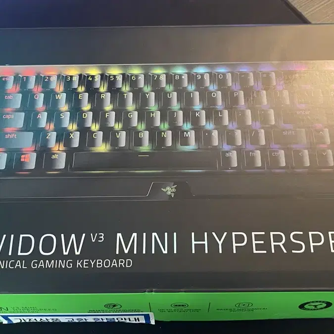 레이저 블랙위도우 v3 미니 Razer blackwidow v3 mini