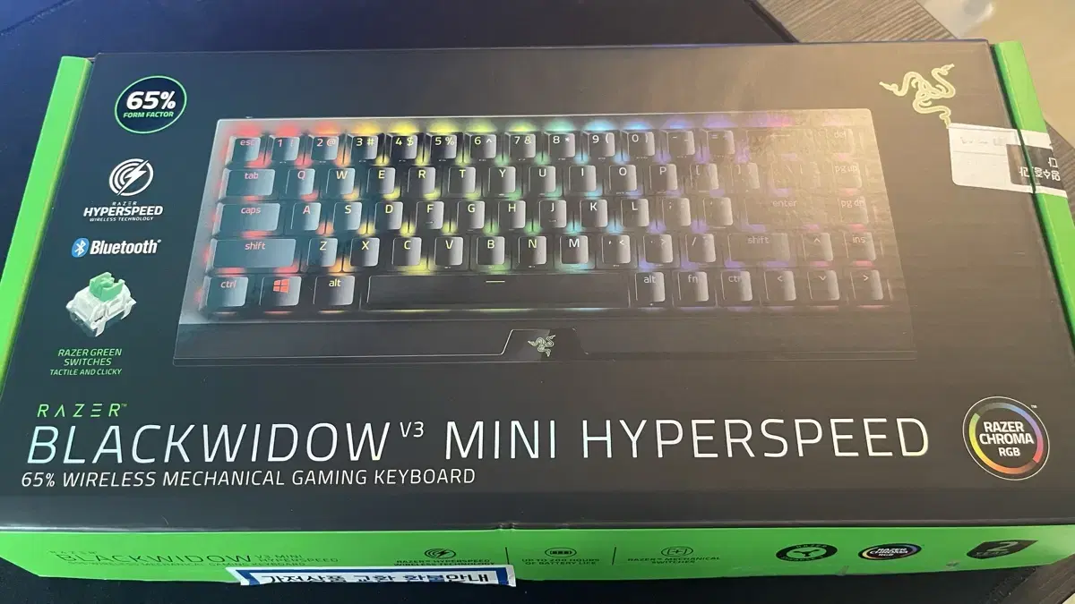 레이저 블랙위도우 v3 미니 Razer blackwidow v3 mini