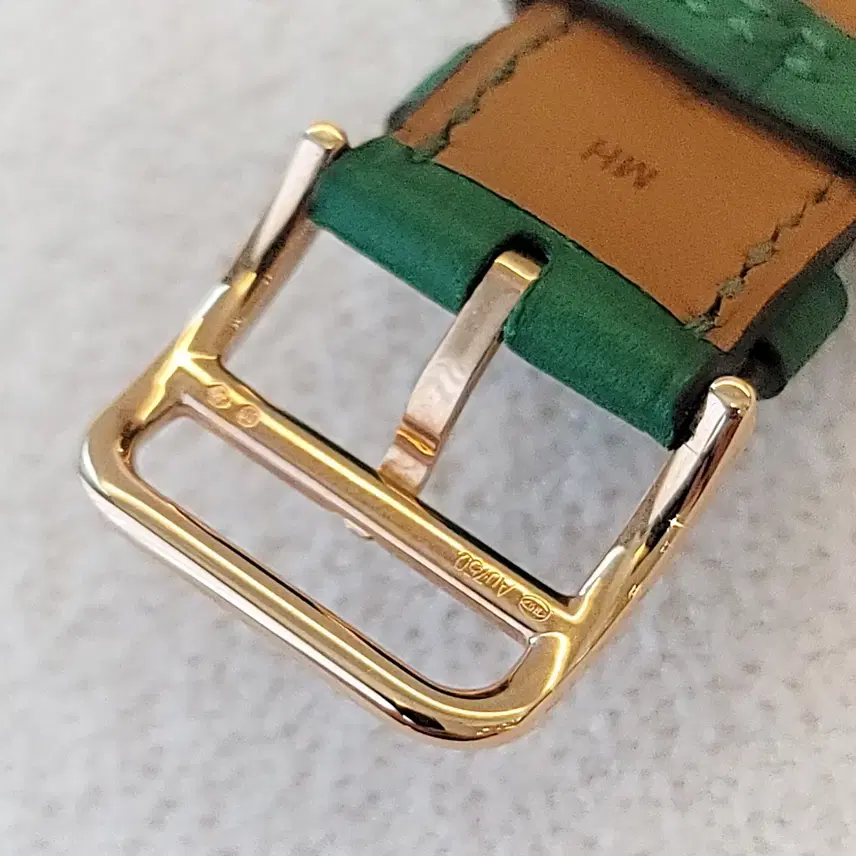 에르메스 슬림 데르메스 옐로우골드 시계 39.5mm 3057 사진 7