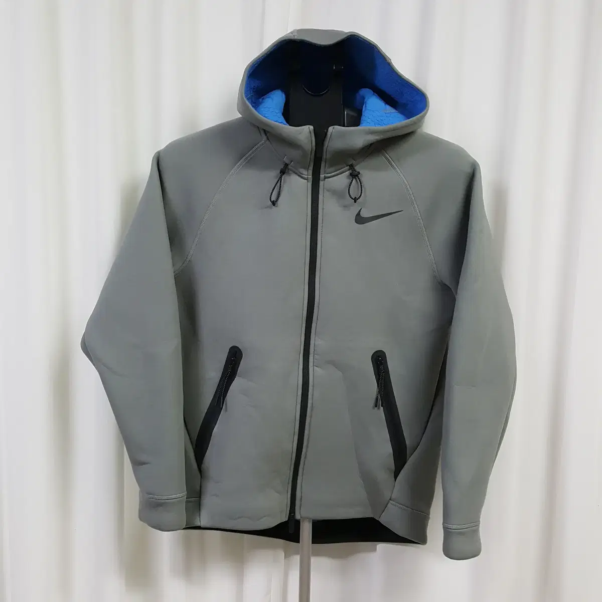 Nike Lined Fleece Hoodie Zip-Up Men's 100 Oilcloth