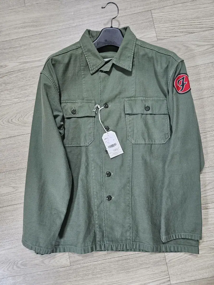 Full Count 4082-1 Olive Drab Utility Shirt 40