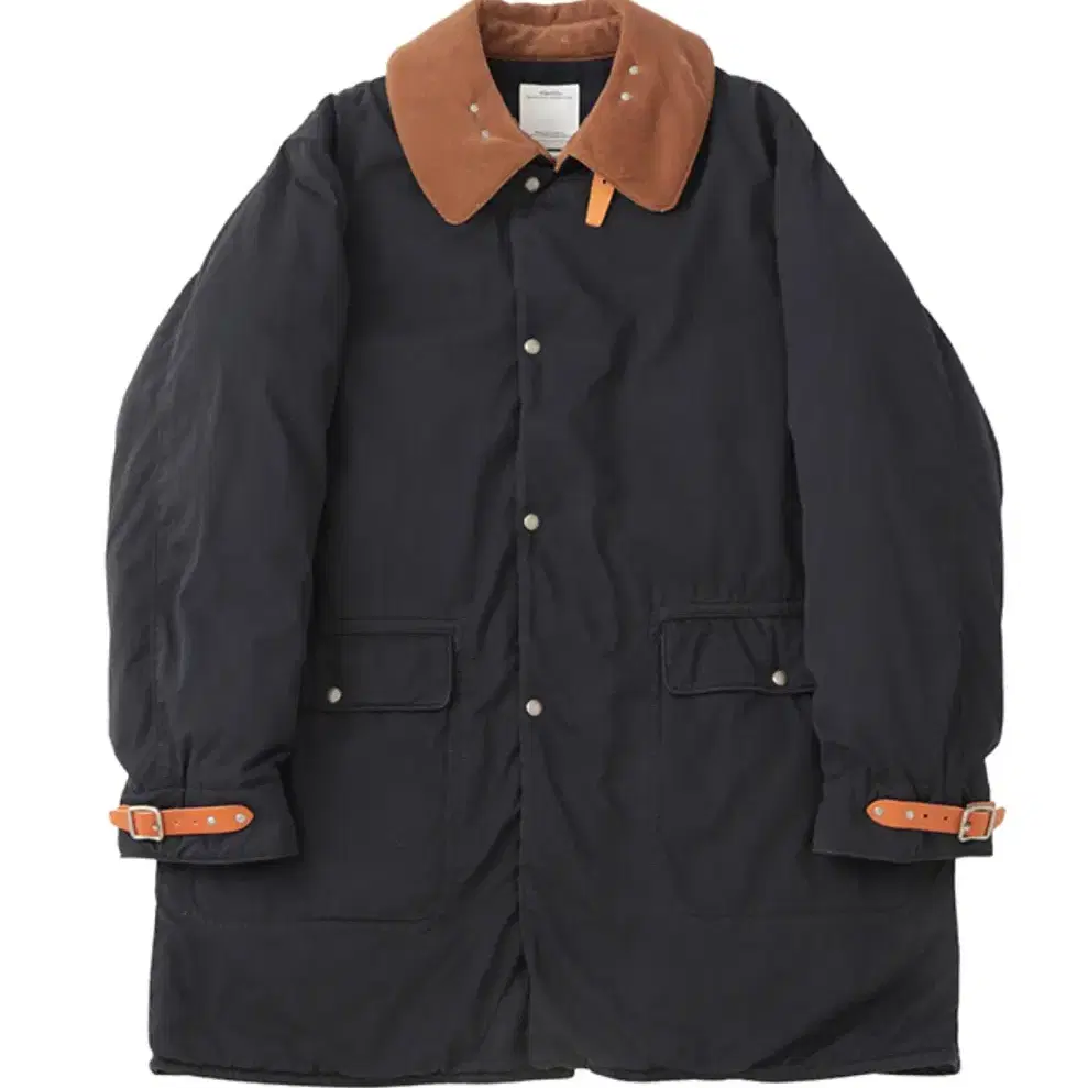 (4) visvim 24aw black kite coat navy