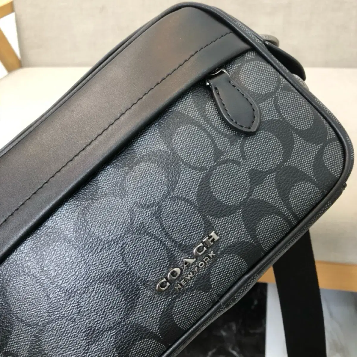 코치 COACH 가방 숄더백 F50715 차콜X블랙 그레이엄 크로스백