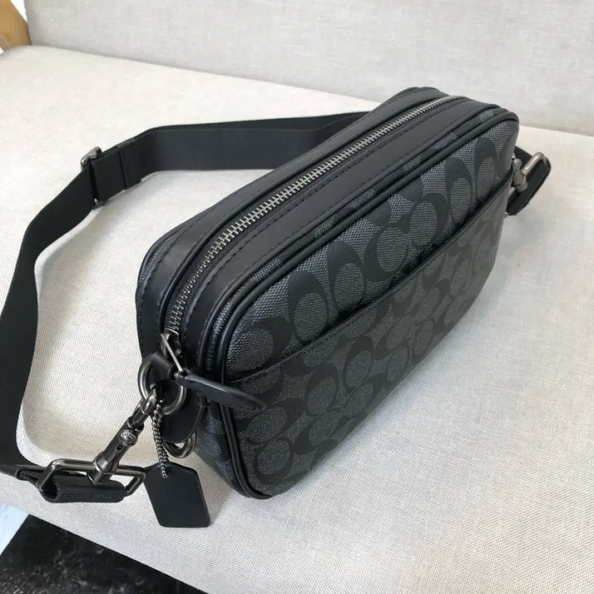 코치 COACH 가방 숄더백 F50715 차콜X블랙 그레이엄 크로스백