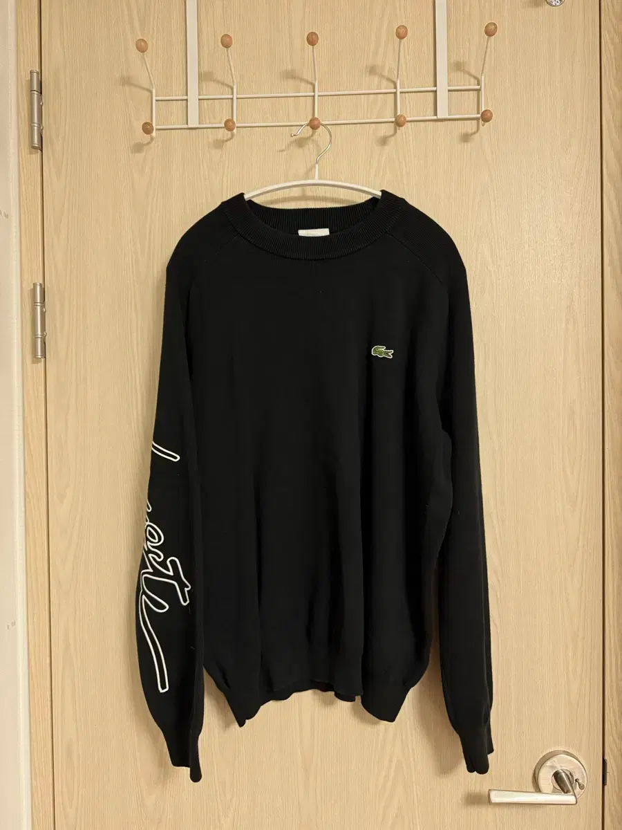 100(M) / Lacoste Live sleeveLettered knit