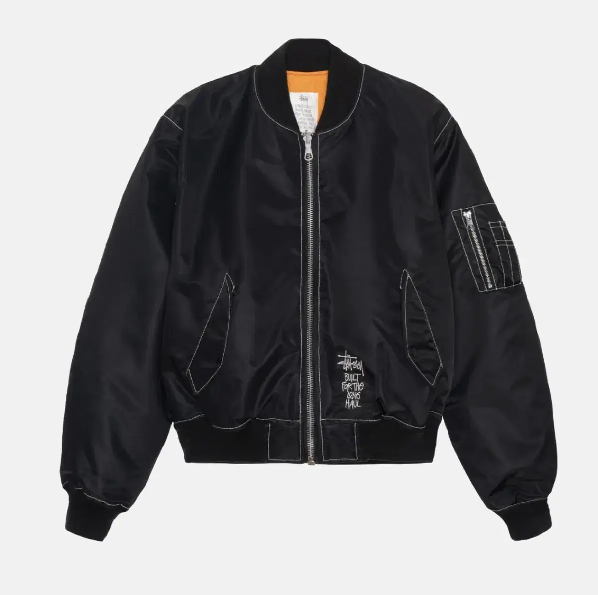 Stussy Built Reversible Bomber Jacket Black