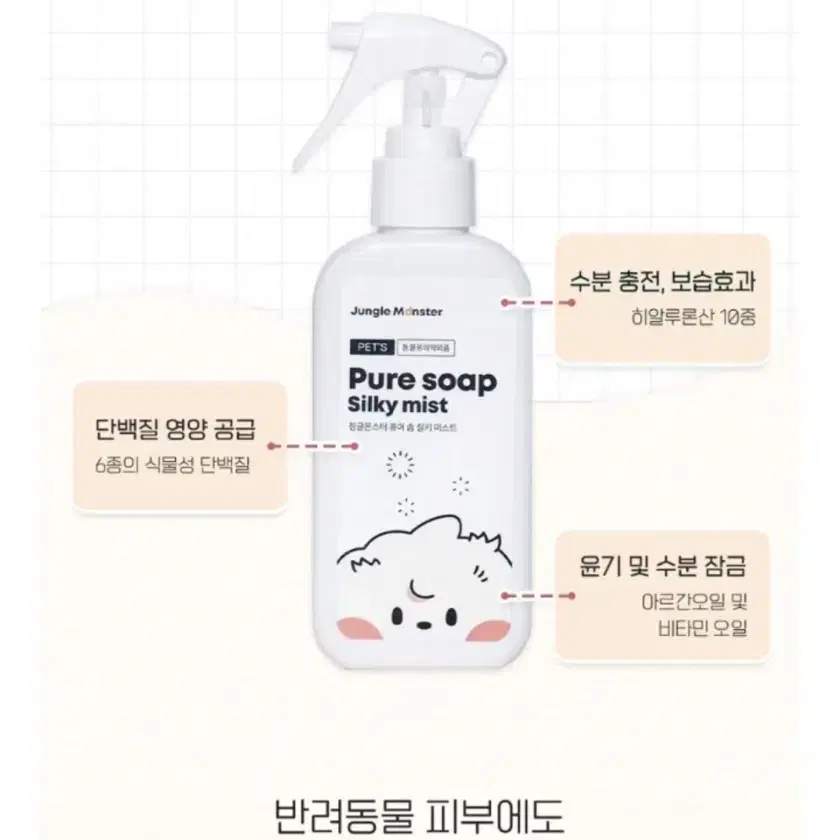 강아지 영양 보습 미스트 150ml 3개