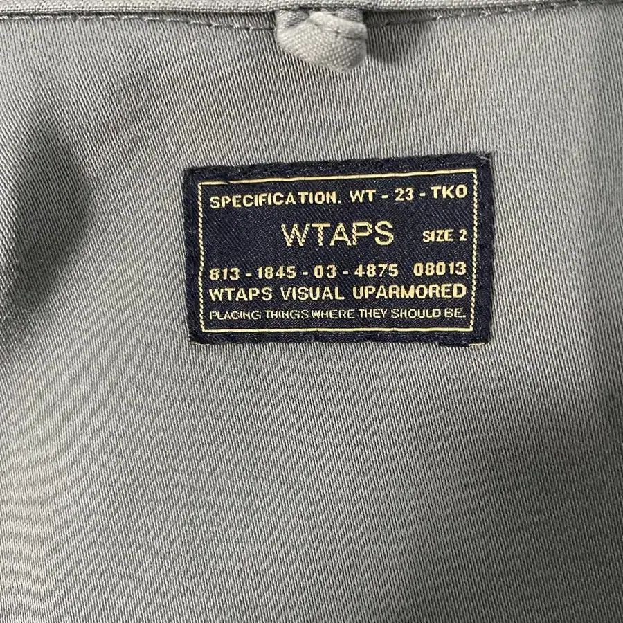 wtaps 15aw 정글셔츠 m