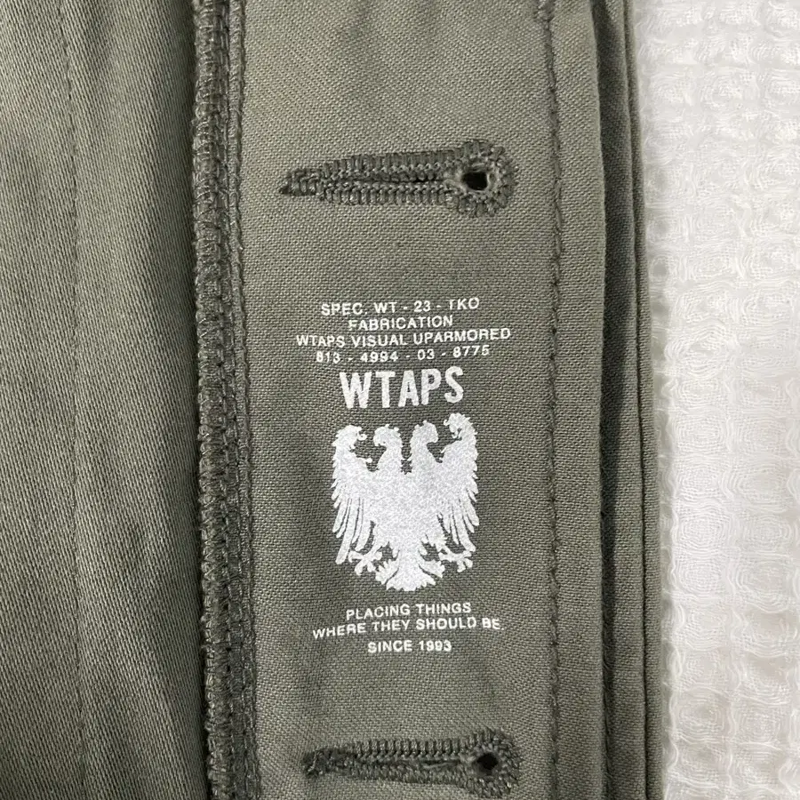 wtaps 15aw 정글셔츠 m