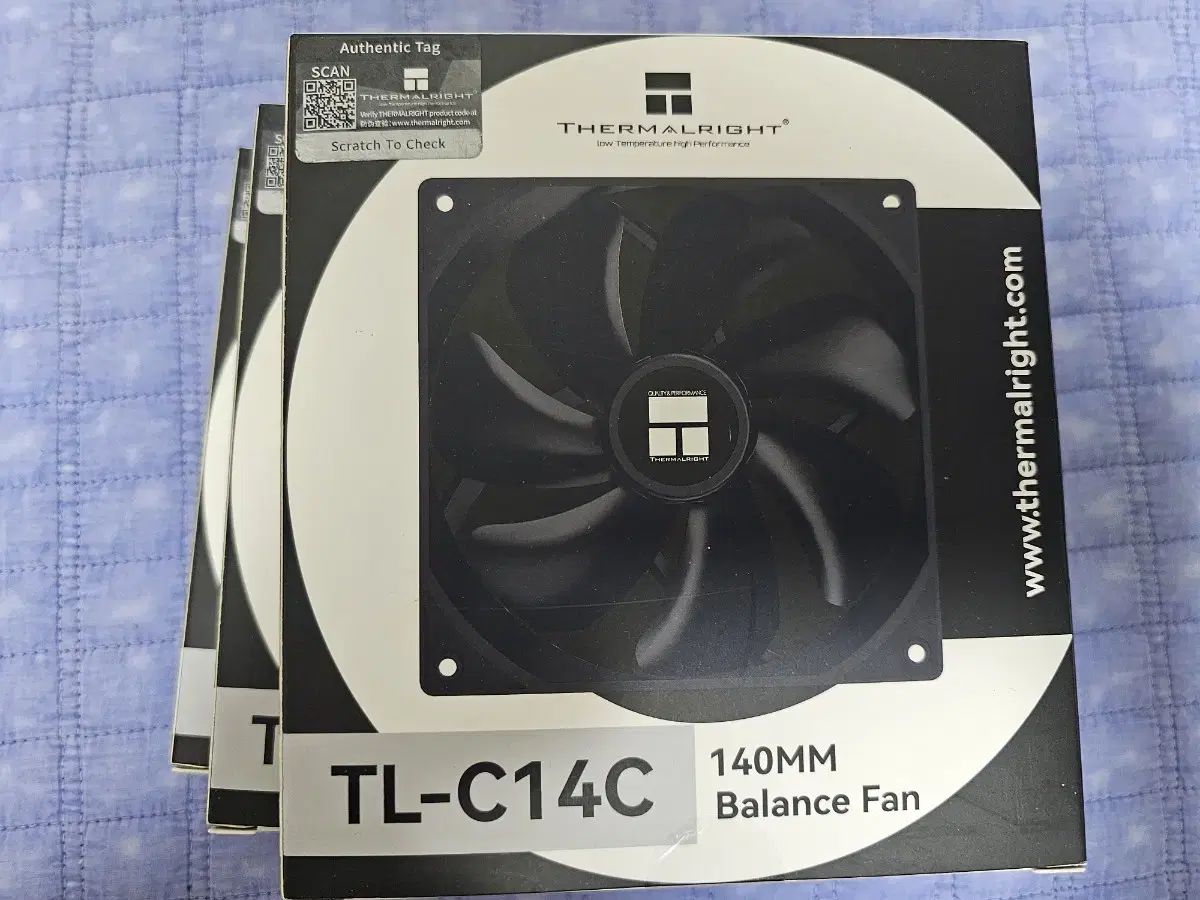 140mm 리버스팬 3개 Thermalright TL-C14C