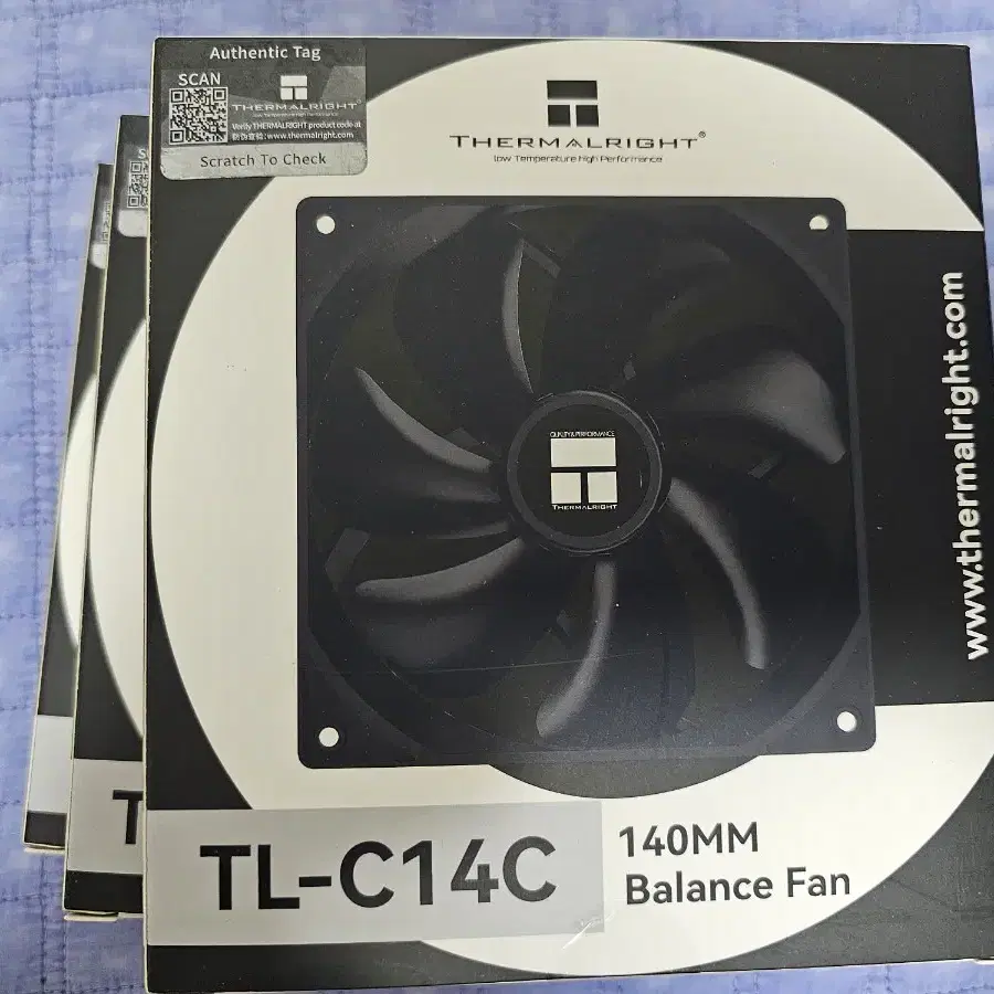 [택포] 140mm 리버스팬 3개 Thermalright TL-C14C