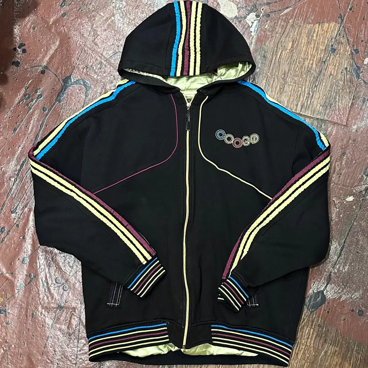 [HI]Coogi Coogi Embroidered Hoodie Zip Up