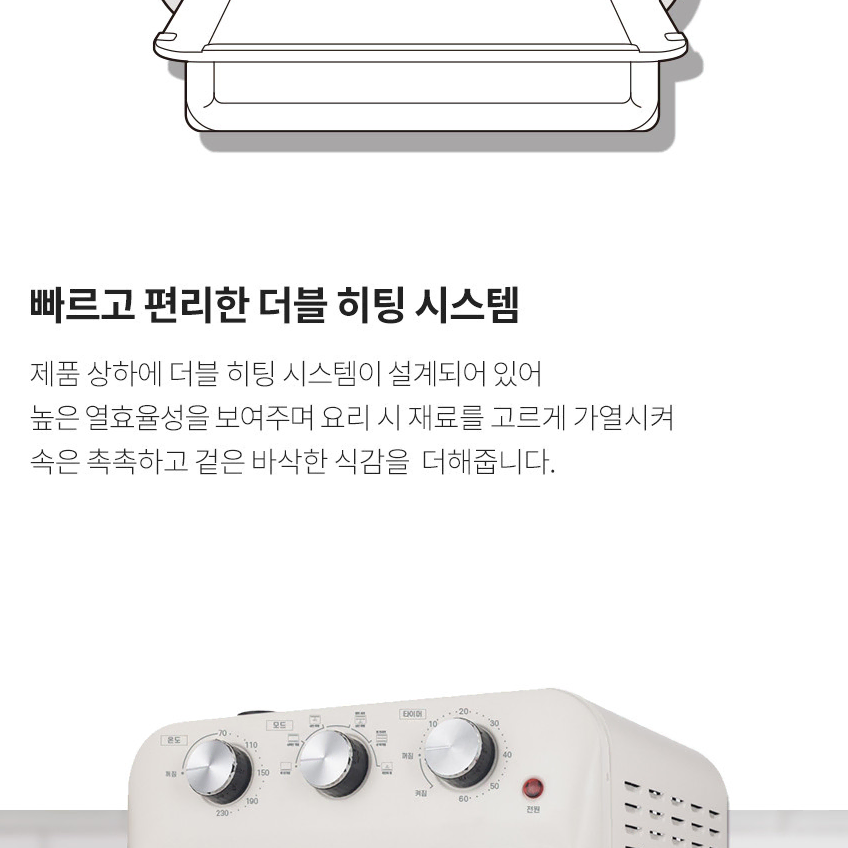 셰퍼 퍼펙트 스팀 에어프라이어 오븐 18L JSK-N4062