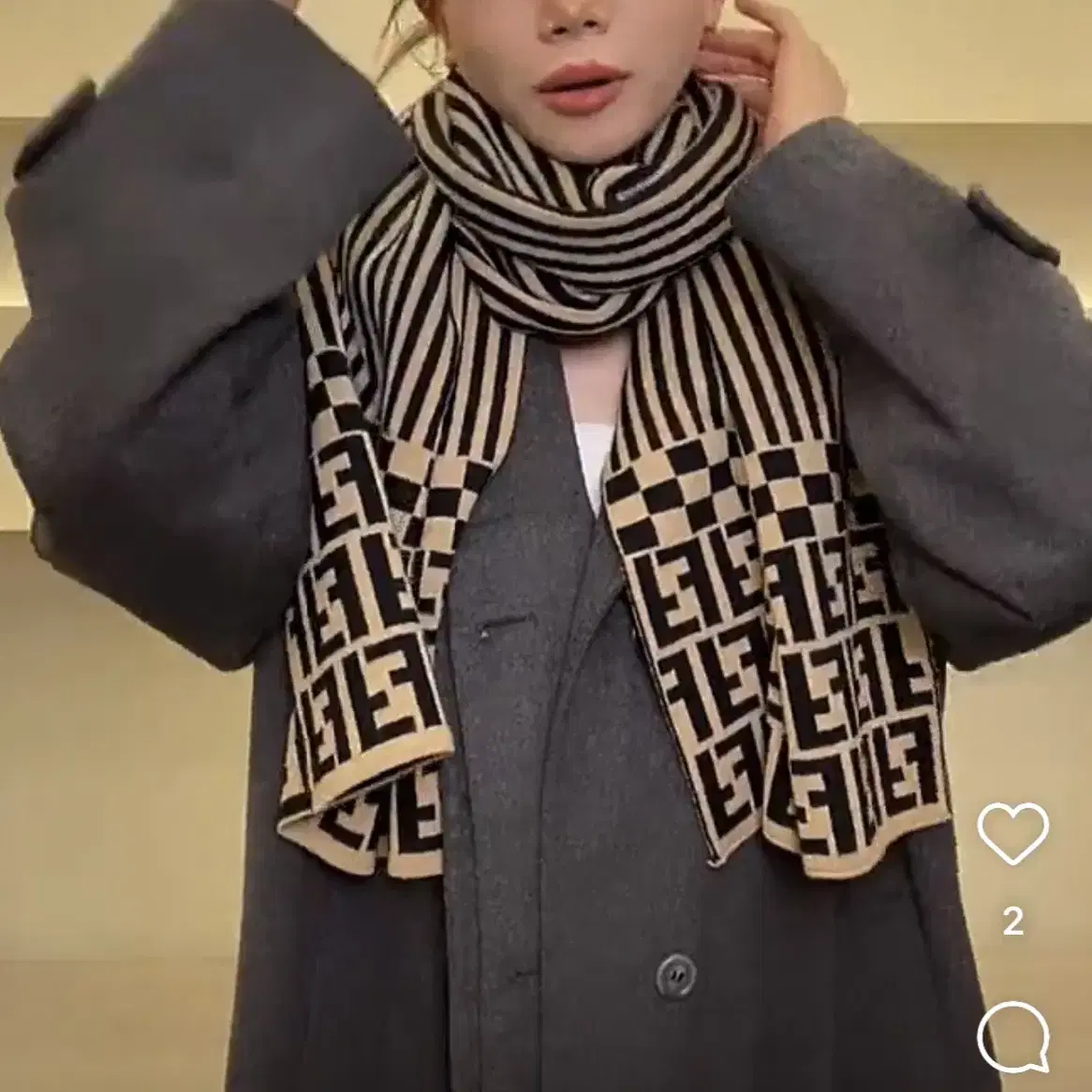 펜디 fendi 머플러