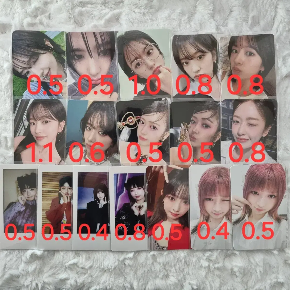 ive yujin lay mineswitch unreleased photocard wts ahn yujingaeul lay jang wonyoung leeseo