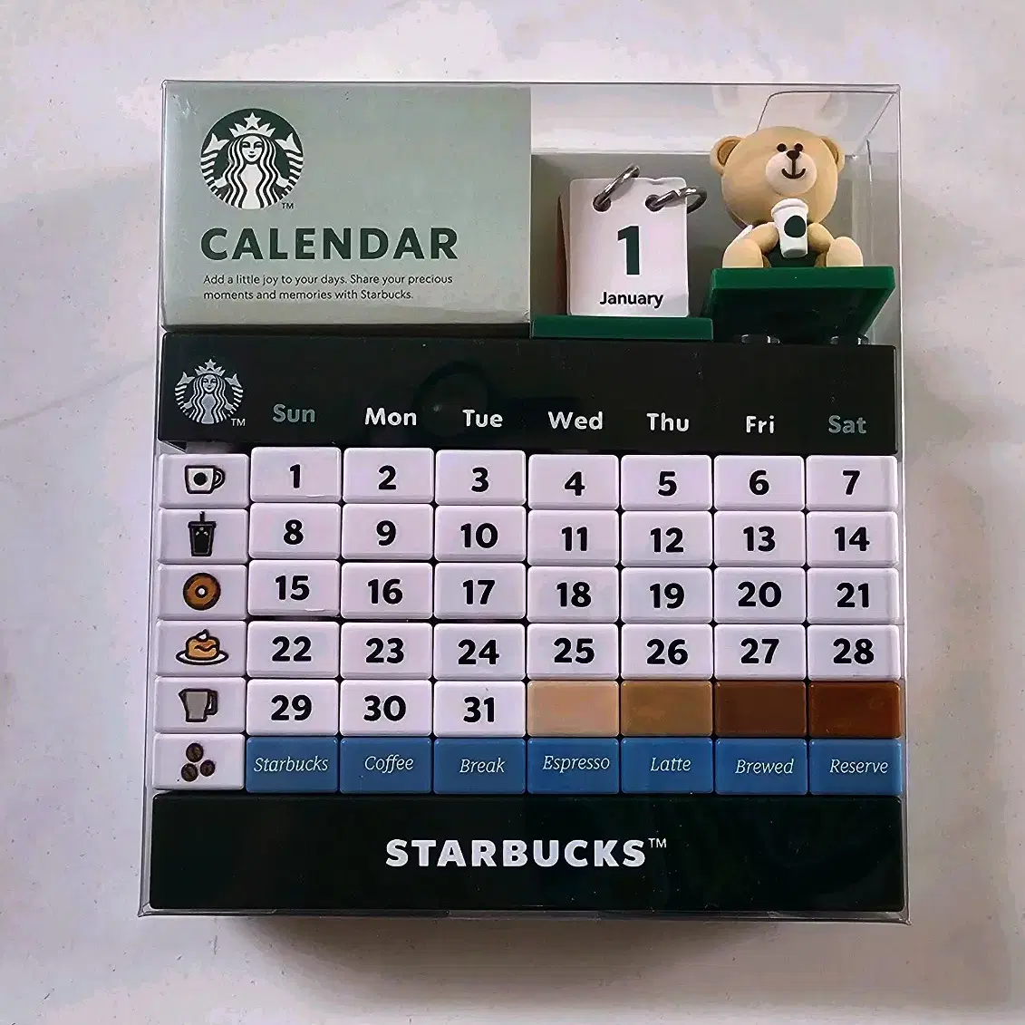 Starbucks 25th Anniversary Bearista Bloc