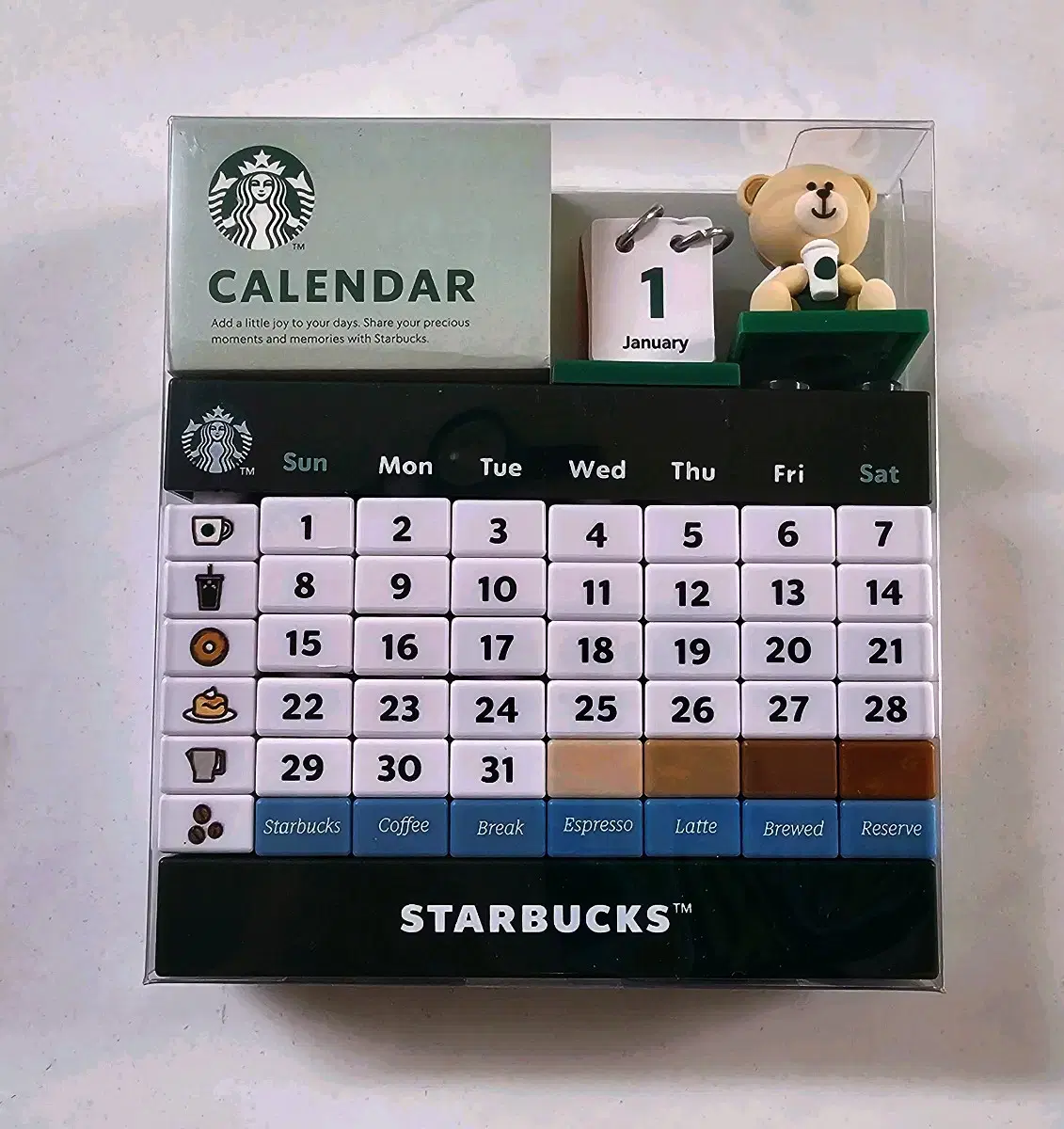 Starbucks 25th Anniversary Bearista Bloc