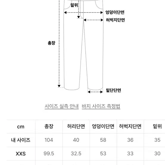 굿라이프웍스 이지 와이드 데님 팬츠 딥블루인디고 m