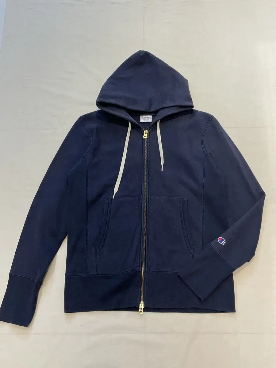 Champion Reverse Weave Universal Brushed Hoodie Zip-Up (Navy)