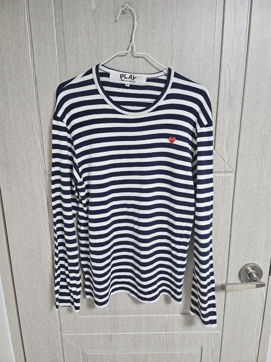 Comme des Garçons Song Mini Waffen Stripe T-shirt