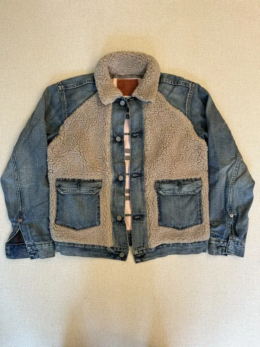 rrl second type grizzly denim jacket