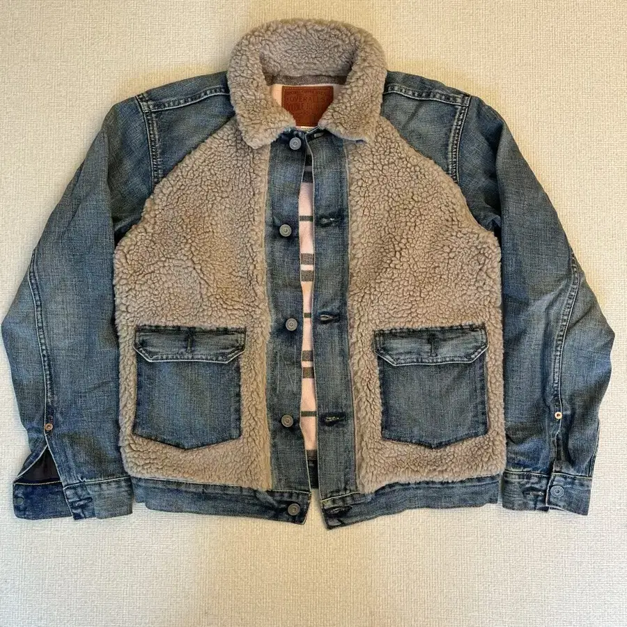 RRL SECOND TYPE GRIZZLY DENIM JACKET