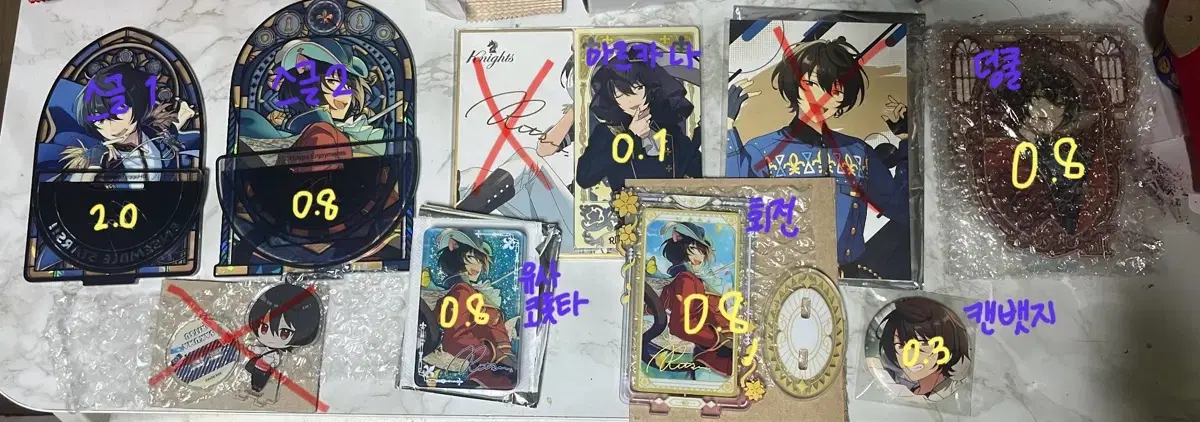 Angstar Ritz Toriyori Yugisugyusakurorota Dengurui Kaiten Acrylic Stand Can Badge Clapcha Paper