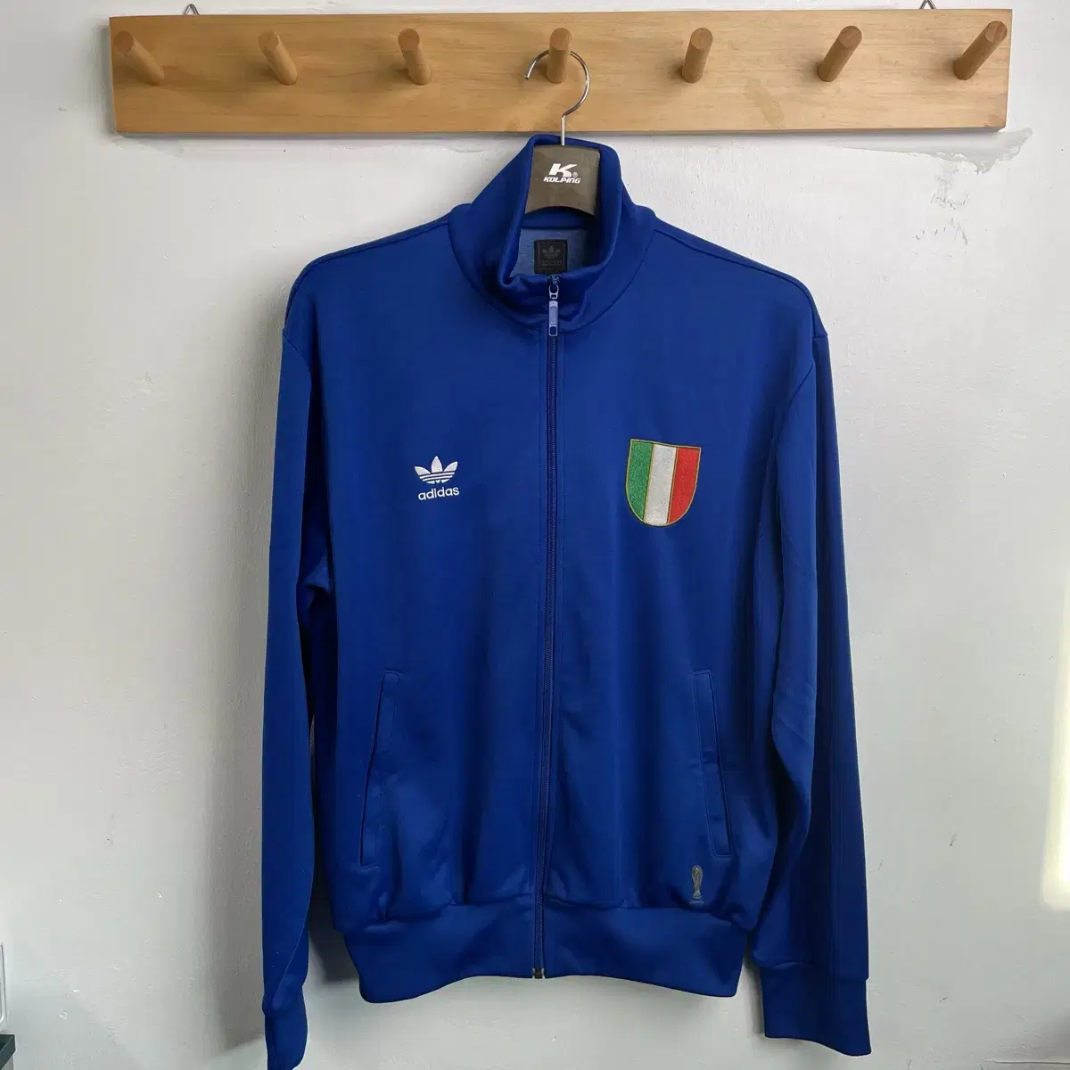 Adidas Italy World Cup Track Top Jersey Size L