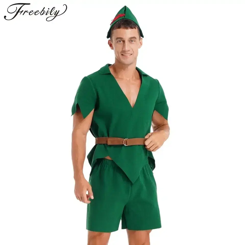 Takpo)Peter Pan Role Play Party Halloween Fansign Costume Cosplay Useless Gift