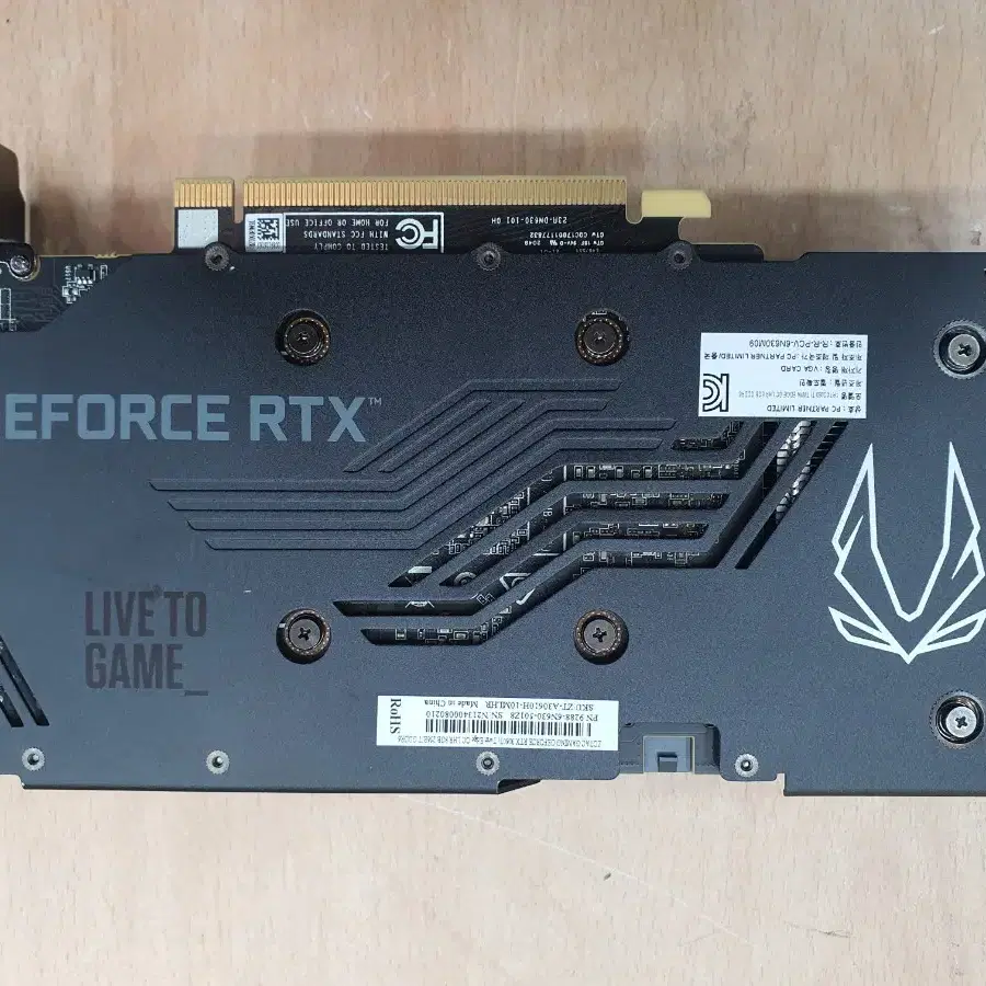 ZOTAC RTX 3060TI TWIN EDGE OX LHR 8GB 그래