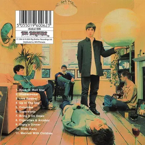 Oasis - Definitely Maybe (CD)영국반2000EX++