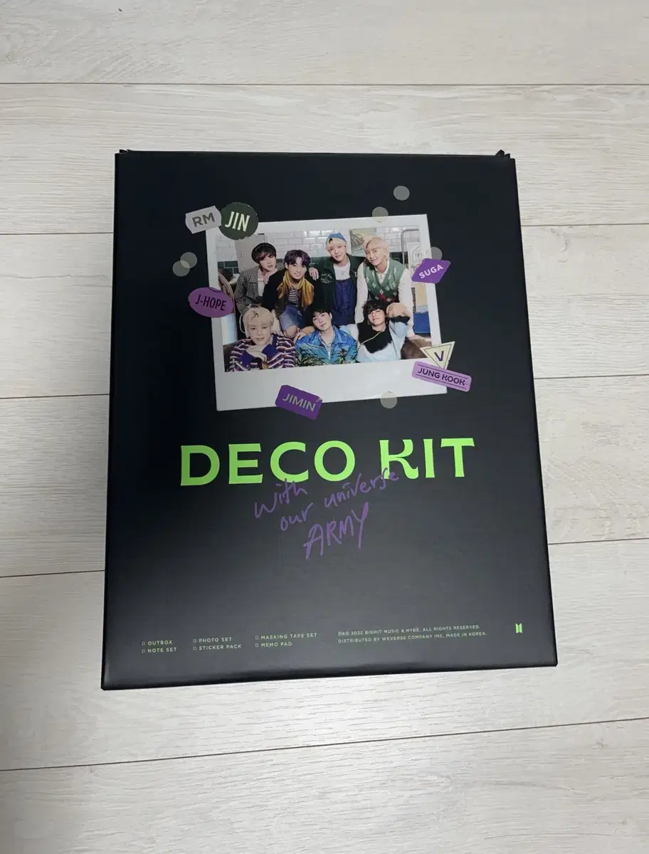 I sell BTS deco kits