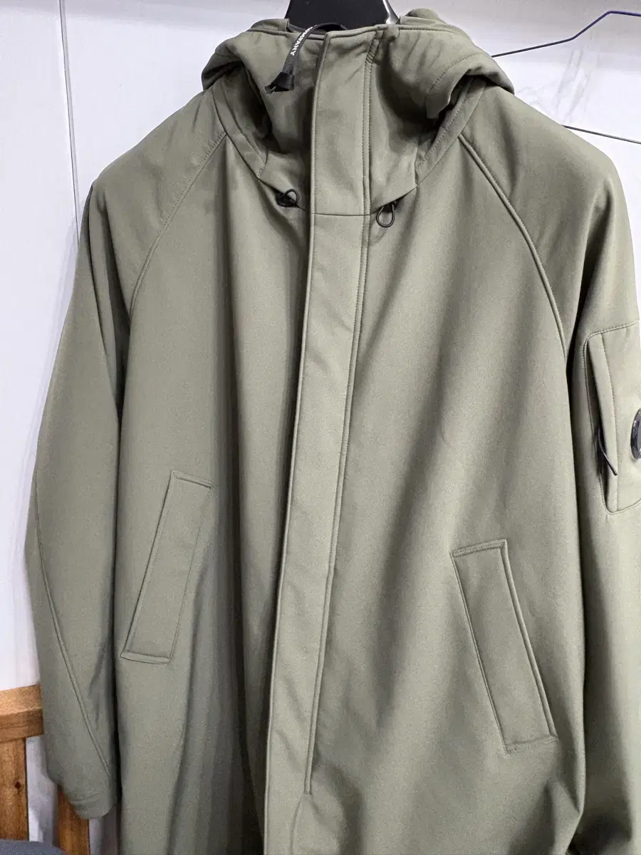 CP Company Shell-R Long Jacket (Khaki)