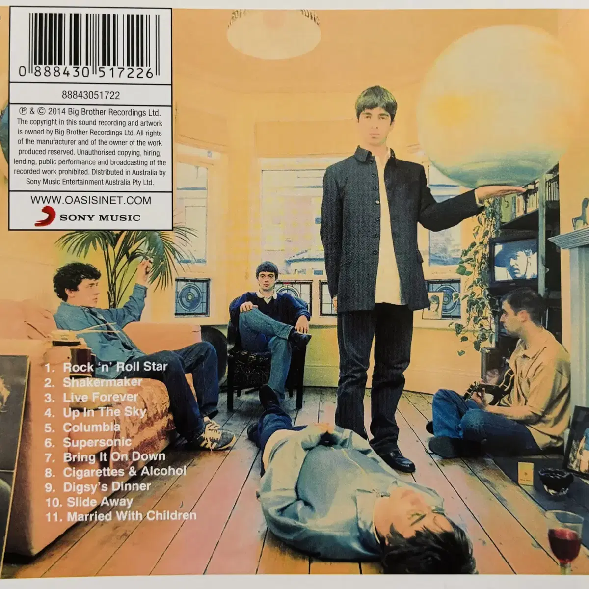 Oasis - Definitely Maybe (CD)호주반2014미사용